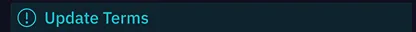 TrainOn update terms alert